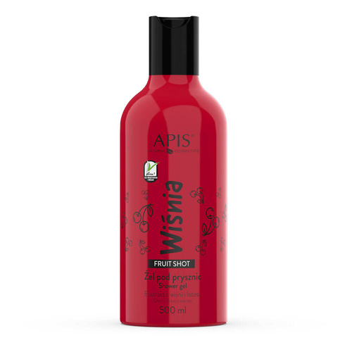 Apis fruit shot, cherry shower gel 500 ml