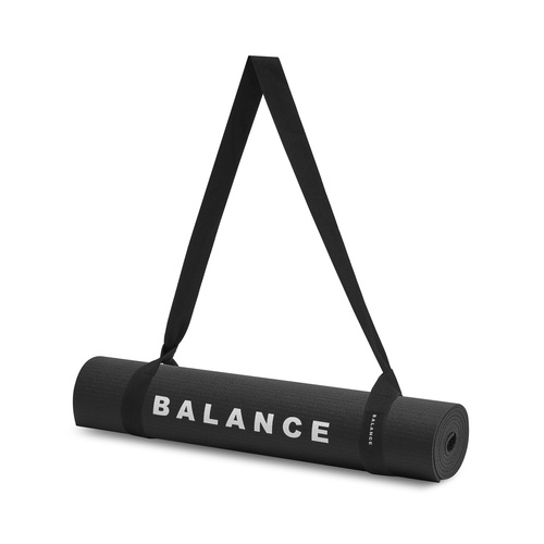 Balance yoga mat pvc black