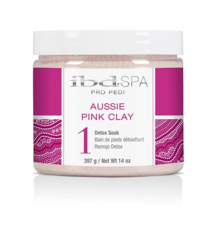  IBD PEDISPA Aussie Pink Clay 1 Detox Soak 397g