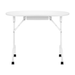 Folding desk 4031 white + bag