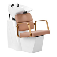 Gabbiano hairdresser's wash station porto gold beige