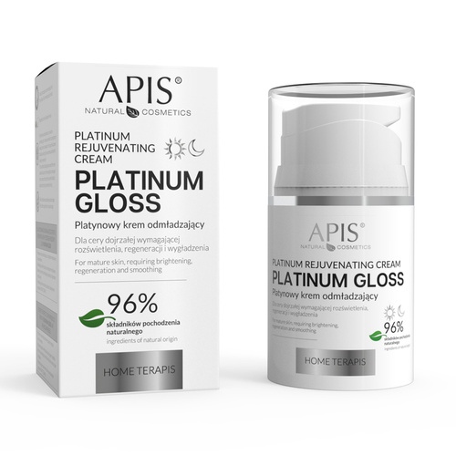 Apis home terapis platinum gloss platynowy krem odmładzający 50 ml