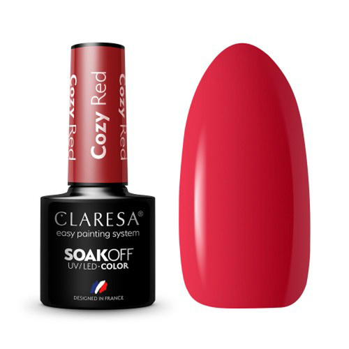 Claresa hybrid varnish cozy red -5g