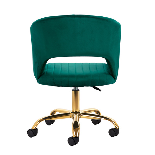 4rico swivel chair qs-of212g velvet green