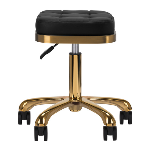 Cosmetic stool m-1645 gold black