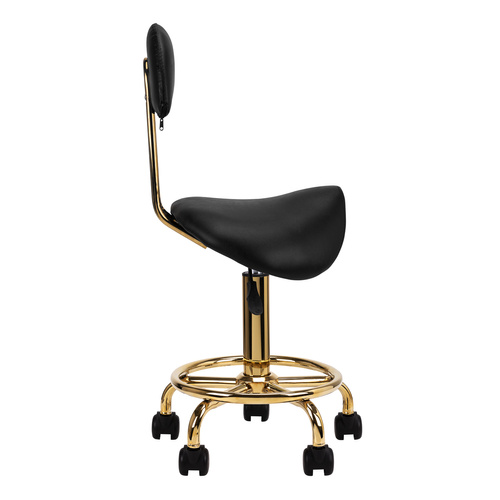 Cosmetic stool 6001-g gold-black