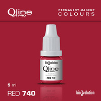 Pigment do makijażu permanentnego ust Bioevolution Red 740 Qline Pro 5ml