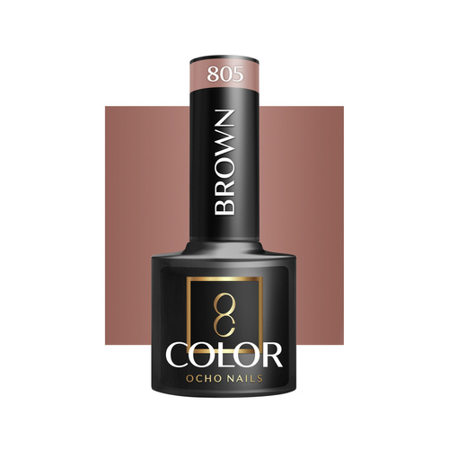 Ocho nails hybrid varnish brown 805 -5 g