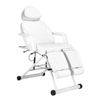 Cosmetic chair azzurro 563s pedi white