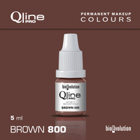 Pigment do makijażu permanentnego brwi Bioevolution Brown 800 Qline Pro 5ml