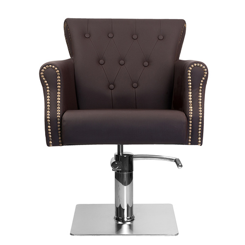 Hair system barber chair ber 8541 brown