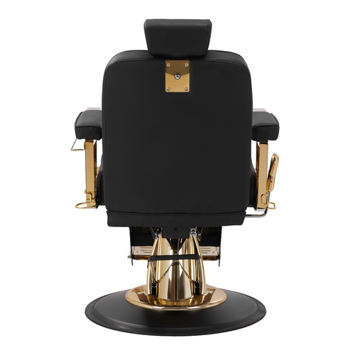 Gabbiano barber chair marcus gold black