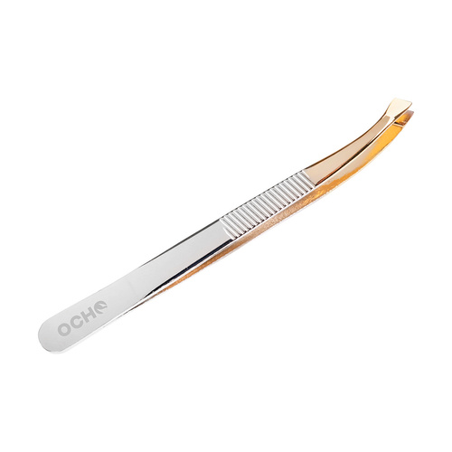 Ocho pro oblique tweezers to03 gold