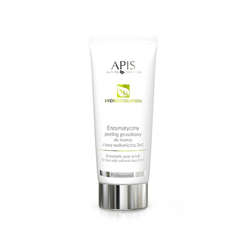 Apis hydro evolution enzymatic pear scrub with volcanic lava 2in1 200 ml