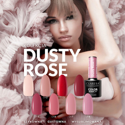 Claresa lakier hybrydowy dusty rose 3 -5g