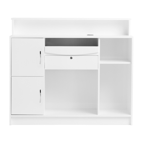 Gabbiano reception desk g26s white