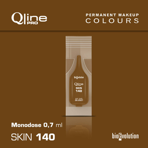 Jednorazowy pigment do makijażu permanentnego Bioevolution Skin 140 Qline Pro 0,7ml monodose