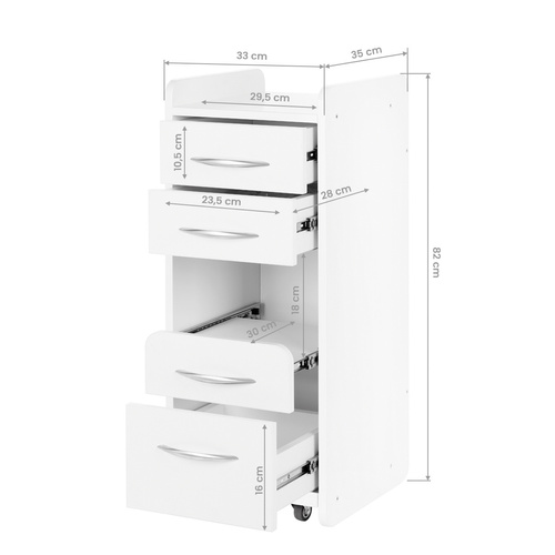 Mini cabinet 969 white