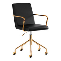 Cosmetic chair qs-of211g gold black