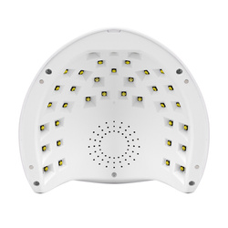 Ocho nails uv led lamp x13 65w plus white with mirrored bottom