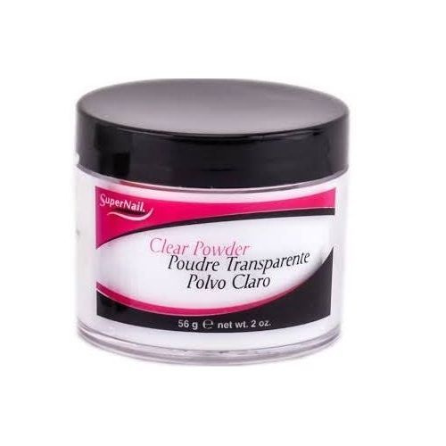 Puder akrylowy SuperNail Clear Powder - bezbarwny. 56g