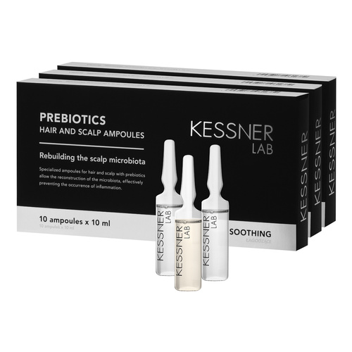 Kessner lab ampoule set: probiotic, moisturizes, caffeine