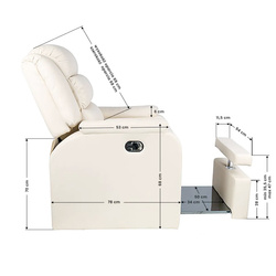 Pedicure spa chair hilton cream