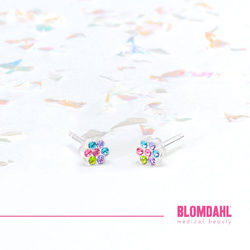 Daisy Light/ Fantasy 5 mm earrings SFJ medical plastic