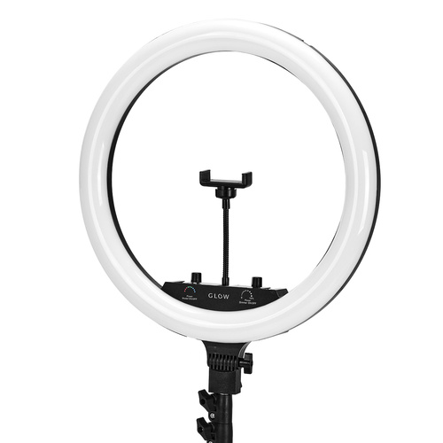 Glow ring lamp 18" bsc with tripod 45w