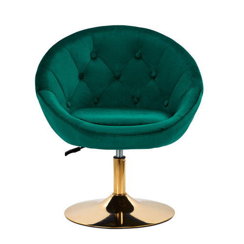 4rico swivel chair qs-bl12b velvet green