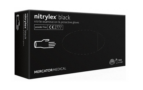 Nitrile gloves Nitrylex Black 100pcs