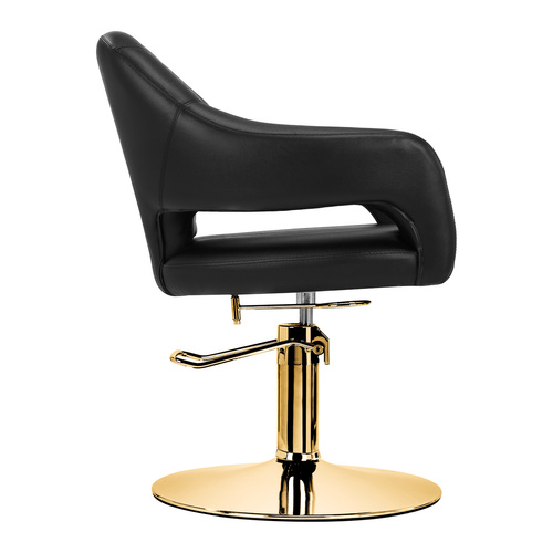 Gabbiano hairdressing chair parma gold black