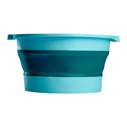 Folding pedicure bowl blue