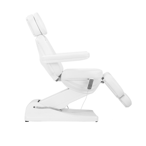 Electric cosmetic chair sillon luxury 3 motors white