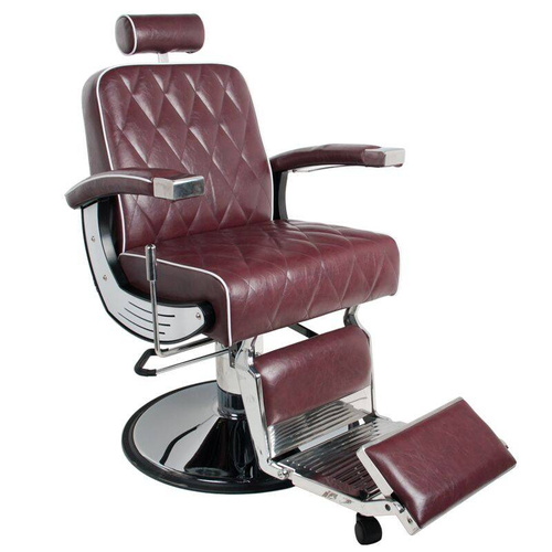 Gabbiano barber chair imperial maroon