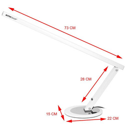 Desk lamp slim led white