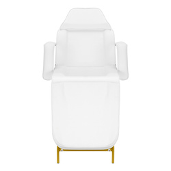 Cosmetic chair 557g with trays gold white