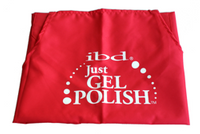 IBD Fartuszek kosmetyczny Just Gel Polish czerwony