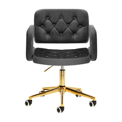 4rico chair qs-of213g velvet grey