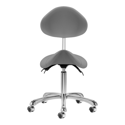 Cosmetic stool 1004 giovanni grey