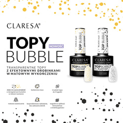 Claresa top bubble gold matt no wipe -5g