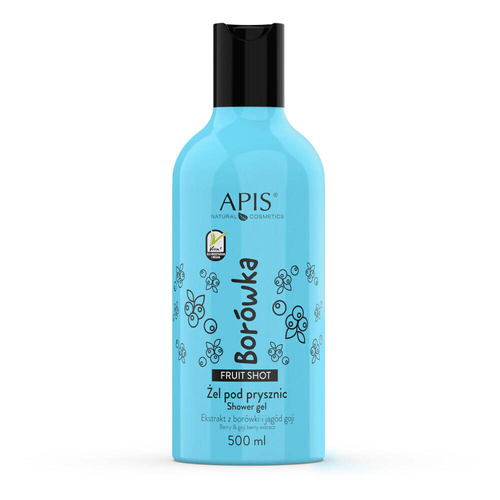 Apis fruit shot, blueberry shower gel 500 ml