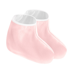 Terry cloth socks 2 pcs pink