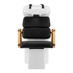 Gabbiano hairdresser's wash station porto gold black