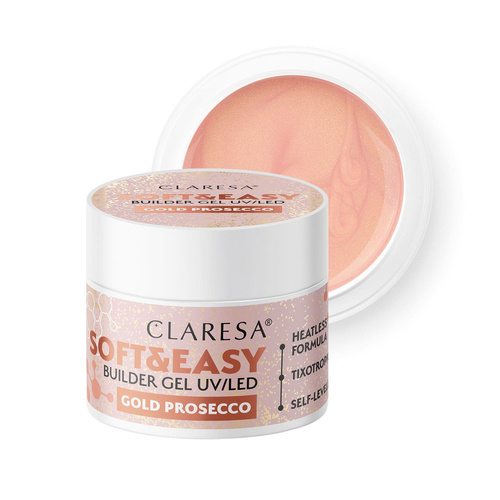 Claresa soft&amp;easy gold prosecco building gel 12g