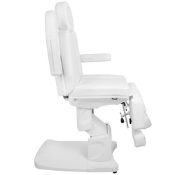 Electr. cosmetic chair azzurro 708as pedi 3 siln. white