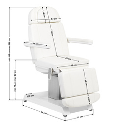 Expert cosmetic chair w-16b 3 motors white