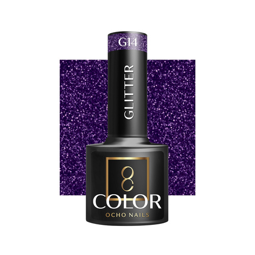 Ocho nails glitter hybrid varnish g14 -5 g