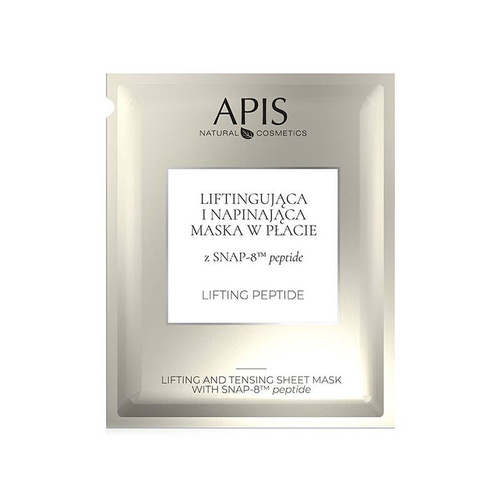 Apis lifting peptide liftingująco-napinający maska w płacie z snap-8 tm peptide 20g