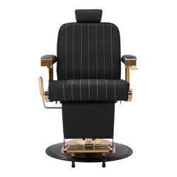 Gabbiano barber chair marcus gold black